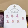 Joyería para Arte de Uñas de Resina Dibujos Animados Dinosaurio Comida Linda Juguete Joyería para Uñas Aretes Funda para Teléfono Móvil Accesorios de Uña Portátiles