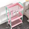 Estante de Almacenamiento con Carrito Pequeño Transfronterizo para Cocina, Dormitorio, Organizador de Bocadillos de Múltiples Niveles, Almacenamiento Móvil para Baño
