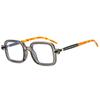 Nuevas Gafas de Sol de Arte Retro de Fotografía Callejera con Tendencia de Caja Europea y Americana, Modernas Transfronterizas INS de Luz Plana, Gafas de Sol Europeas y Americanas de Moda