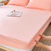 Capa de Cama Impermeável Amazon Transfronteiriça Lavável à Máquina Cor Sólida Classe A Capa Protetora de TPU para Enurese Lençol de Cama Padrão Americano