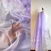 Accesorio de Hilo de Cristal Color Café Dorado Malla de Luz de Agua Alta Densidad Organza Dura Hecho a Mano DIY Arreglo Tejido de Diseñador