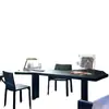Nova Mesa de Computador Simples Moderna de Madeira Maciça Estilo Luxo Leve Normcore Bancada de Formato Especial Mesa de Escritório Mesa de Chefe Mesa Mesa de Chá