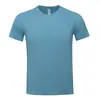Traje Deportivo de Camiseta Nueva con Cuello Redondo para Hombres y Mujeres 2026, Seda de Hielo de Secado Rápido, Estilo Delgado de Verano, Se Puede Agregar Impresión de Logo