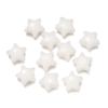 Cuentas perforadas de dos colores con forma de estrella de cinco puntas en forma de gelatina acrílica, para hacer pulseras, collares y accesorios con cuentas.