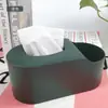 Caja de Papel Simple Caja de Pañuelos Caja de Control Remoto Almacenamiento de Escritorio para Sala de Estar Mesa de Café Caja de Plástico Creativa Material PP