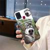 Adequado para Capas de Celular Samsung, Capas Macias de Desenho Animado Digital, Porta-Cartões Divertidos, Gatos da Moda, Fotos, Animais de Estimação Fofos, Cachorros com Cobertura Total