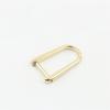 Herrajes para bolsos de equipaje accesorios oro claro 6 puntos diámetro interior 2 cm tornillo desmontable Hebilla D sub-tornillo U Hebilla D