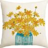Funda de Almohada Floral Minimalista Moderna Personalizada Cubierta Cruzada Amazon Hogar Sala de Estar Sofá Cabecera Funda de Cojín Funda de Cojín