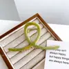 Pinza para el cabello Duowei Accessories de Aleación de Acetato Estilo Coreano, Pasador Extra Grande para la Parte Trasera de la Cabeza, Accesorio para el Cabello Simple y Elegante