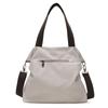 Estilo Coreano Casual Simple Literario Bolso de Lona para Mujer Bolso Bandolera Bolso Cruzado Bolso de Lona Estilo Mori Girl Estudiante Bolso Grande