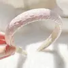 Diadema Pequeña Fragante Estampada en Relieve para Mujer Estilo Coreano Romántica de Encaje Elevadora Parte Superior Craneal Diadema Tridimensional Accesorios para el Cabello Bordados Japoneses y Coreanos