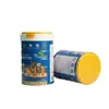 Latas Redondas de Metal Espesorado de Grado Alimenticio Hechas a Medida por el Fabricante con Bordes Acanalados para Almacenamiento a Prueba de Humedad de Leche de Camello en Polvo