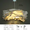 Loja de Roupas B&B Abajur Kruning Criativo Sala de Estar Sala de Jantar Quarto Escritório Lâmpada de Papel Nórdico Lustre Decorativo de Nuvem