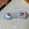 Presilha de Cabelo Fofa de Gatinho com Glitter Desenho Animado para Mulheres Crianças Versátil Menina Grampo Lateral Presilha Jacaré Grampo de Cabelo Acessórios de Cabelo