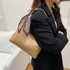 Bolso de Hombro/Mano Versátil Simple Casual para Viajar, Texturizado, Gran Capacidad, Moda Otoño 2026, Lujo Ligero, Elegante