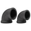 Suporte de Tubo de Água de Ferro Fundido Artesanato Conexões de Tubo Estilo Industrial Loft Tubo T Preto Tubo Antigo Cotovelo Sem Rosca