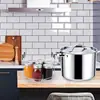 Amazon Explosions Rack de Latas de Aço Inoxidável 304 Pinça Levanta-Latas Conjunto de Rack para Cozinhar no Vapor 12 Polegadas