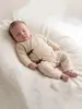 Algodón Suave de Otoño Clase A Ropa para Bebé Body de Manga Larga con Apertura Lateral Ropa para Gatear de Bebé Recién Nacido Para el Parto y la Recuperación Ropa para Casa