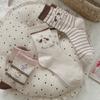 Calcetines Lindos de Dibujos Animados hasta la Mitad de la Pantorrilla para Mujer, Calcetines de Algodón de Moda para Primavera y Otoño, Estilo Japonés Rayados de Cachorro Estudiante Calcetines Largos de Otoño e Invierno