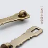 Hebilla de Cerradura Antigua China Hebilla de Cobre Puro Hebilla de Puerta Perno de Puerta Cerradura de Puerta de Madera Maciza Antigua Almohadilla de Nariz Candado de Nariz Perno Completamente de Cobre
