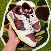 Anyi Ape BAPE SK8 DUNK Coloración Estrella Relámpago Blanco Zapatos de Skate de Caña Baja para Hombre SK8 Zapatos Casuales para Pareja