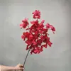 Flores Artificiales Colgantes de Techo de Rama Alta: Trébol de Cuatro Hojas, Orquídea Sentimental, Begonia como la Nieve, Flor de Ylang-Ylang, Flor Ding-Dong, Flor de Plumeria