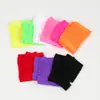 Guantes de red de pesca transfronterizos logo personalizado talla discoteca multicolor sexy elásticos punk guantes huecos europeos y americanos