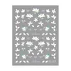 Nuevos Pegatinas para Uñas Redanco 5D en Relieve Estilo Ins Flor de Luz Calcomanías para Uñas Estéreo Dr-1034