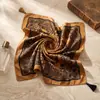 Nuevo bufanda de algodón y lino con flecos, patrón de espiga de los años 70, para otoño e invierno, para mujer, pañuelo para la cabeza de moda, bufanda para el cuello, chal pequeño versátil, chal de cuero, bufanda
