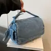 Bolsa de Hombro Individual de Mezclilla Nueva Transfronteriza Verano 2026 Atuendo Fresco de Moda Hermana Señorita Bolso Cruzado de Almohada Informal Diario