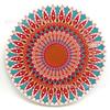 Porta-copos de Cerâmica 10cm Estilo Boho Antiderrapante Absorvente para Café