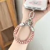Cordão de pulso para celular com toque de alta qualidade, pulseira requintada para mulheres, cordão anti-perda para celular, cordão elástico, pulseira multifuncional