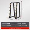 Rack de halteres de dez pares de camada dupla Rack Barbell Rack Ginásio Comercial Equipamentos Especiais Barbell Rod Storage Storage Rack