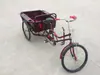 Triciclo de 90 cm a Pedales para Personas Mayores, Estilo Tradicional, para Transportar Mercancías y Montar Puestos