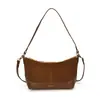 Bolso hobo de mezclilla azul vintage para mujer 2025 nuevo nicho patchwork de un solo hombro color block tipo almohada versión coreana