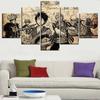 Suministro Transfronterizo de Amazon Pintura Decorativa de Cinco Piezas Una Pieza Pintura Colgante Sala de Estar Dormitorio Sala de E-Sports Mural Decorativo Popular