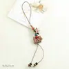 Colgante de bolso de dibujos animados vintage con diseños de ciervo, mariposa, estrella y cachorro, accesorio artístico de cuentas versátil y único
