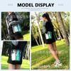 Bolso Bandolera Transparente de PVC Ultra Ligero Impermeable para Deporte Bolsa Transparente para Teléfono Móvil Bolsa de Almacenamiento de Plástico Bolsa de Cosméticos