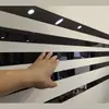 1.7 millones de piezas de pegatinas de pared de espejo de tira larga de venta caliente transfronterizas, pegatinas decorativas de espejo acrílico, pegatinas decorativas para línea de cintura