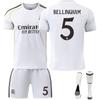 2526 Uniforme de fútbol del Real Madrid No. 5 Bellingham 7 Vinicus 9 Mbapelo traje de camiseta de fútbol Jersey