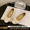 Zapatos Mary Jane poco profundos de estilo francés retro con lazo suave para mujer, nuevo modelo de verano 2026, cómodos para los pies, adecuados para combinar con faldas