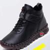 Comercio exterior 45 yardas zapatos de algodón cosidos a mano tendón suela blanda gancho y bucle casual europeo y americano con forro polar grueso cálido zapatos de madre