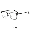Yitong "26023" 55mm Ultraligero Lindberg Sin Tornillos Montura de Gafas de Titanio Puro para Hombre, Estilo Retro Browline, Venta al por Mayor desde Danyang