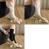 Calcetines de rejilla estilo Miu calados, cómodos y versátiles, calcetines de punto holgados estilo japonés, calcetines largos de encaje hasta la pantorrilla