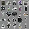 50 Pegatinas de Graffiti de Bruja Gótica Oscura Personalizadas Venta Caliente Transfronteriza Estilo Ins Decorativas para Teléfono Móvil Cuaderno