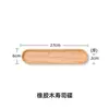 Bandeja de madera de caucho, bandeja de servicio de madera maciza estilo japonés, platos para frutas rectangulares y redondos, al por mayor para hoteles, barbacoas y servir bocadillos