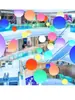Colección de Accesorios DIY para Candelabro Portalámparas Mágico Frijol Mágico Transparente Esmerilado Cubierta de Concha Blanca Leche Bola Redonda G9 Pantalla de Lámpara de Cristal Completo