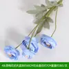 Flores Artificiales Flor Azul Materiales Boda Salón de Bodas Decoración del Hogar Rosas Artificiales Flores Falsas Flores de Plástico Venta al por Mayor