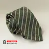 Corbata Elegante con Patrón Retro, Corbata Formal Atada a Mano, Atuendo Formal para Novio de Boda, Corbata Estampada Moda Estilo Hong Kong 8cm