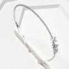 Tocados de Novia Nueva Moda Coreana Simple Diadema de Perlas Diamante Blanco Accesorios para el Cabello de Hilo de Boda para Niños